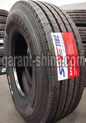 SporTrak SP602 (рулевая) 315/80 R22.5 157/154L 20PR - Фото реальной шины с этикеткой